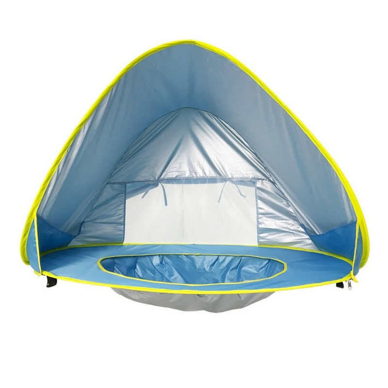 TENTE DE PLAGE ANTI UV AVEC PISCINE INTÉGRÉE
