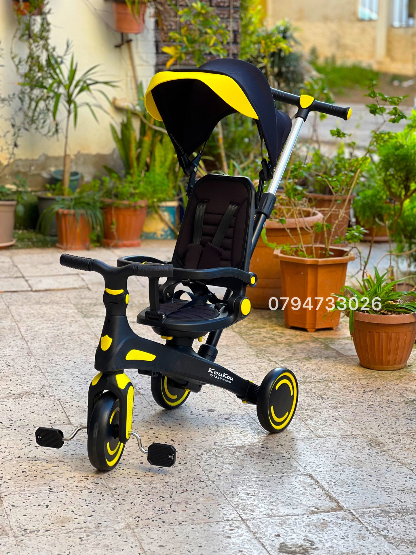 Tricycle Vélo poussette SPINSTEP