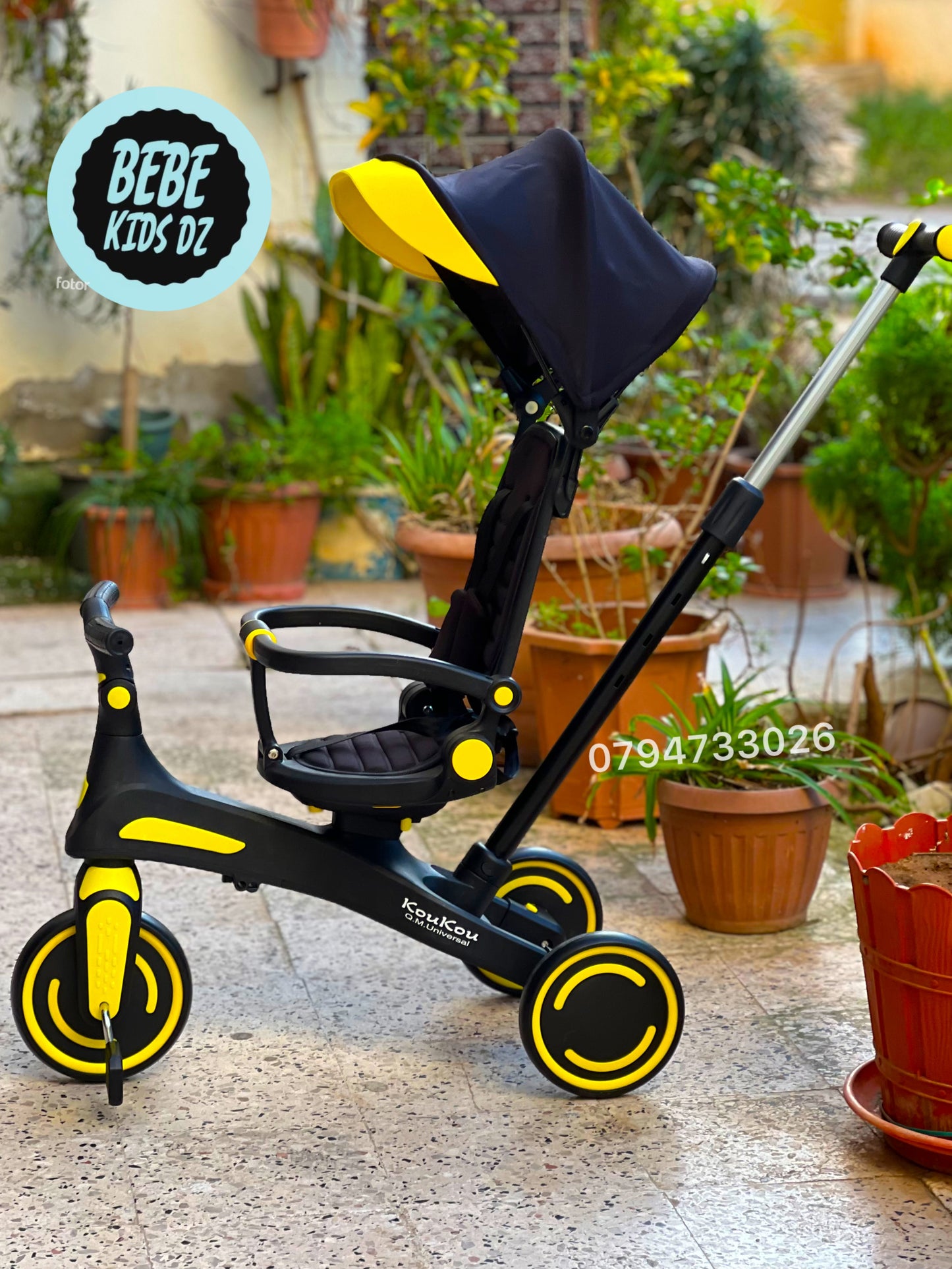 Tricycle Vélo poussette SPINSTEP
