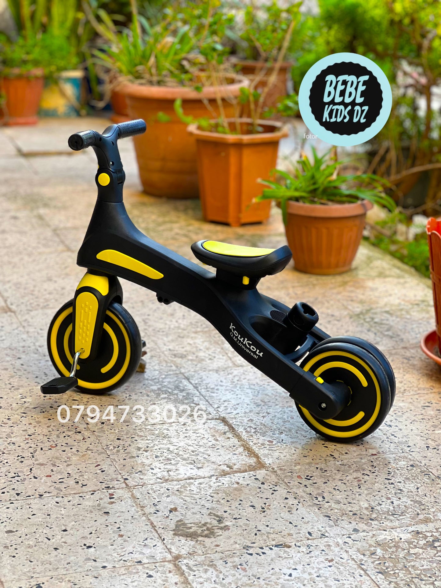 Tricycle Vélo poussette SPINSTEP