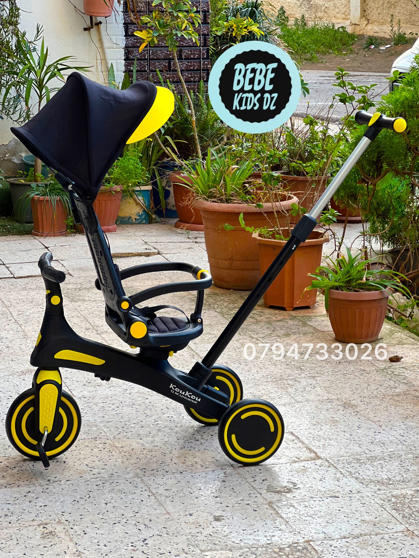 Tricycle Vélo poussette SPINSTEP