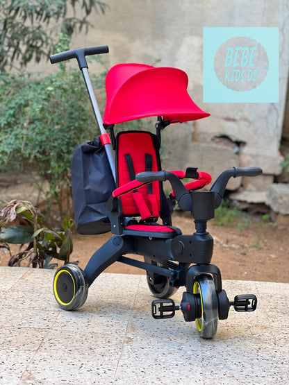 🚲 Vélo poussette pliable + SAC À DOS GRATUIT 🎒