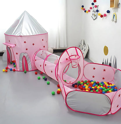 🏰✨ خيمة ألعاب 3 في 1 للأطفال 🎈👧👦