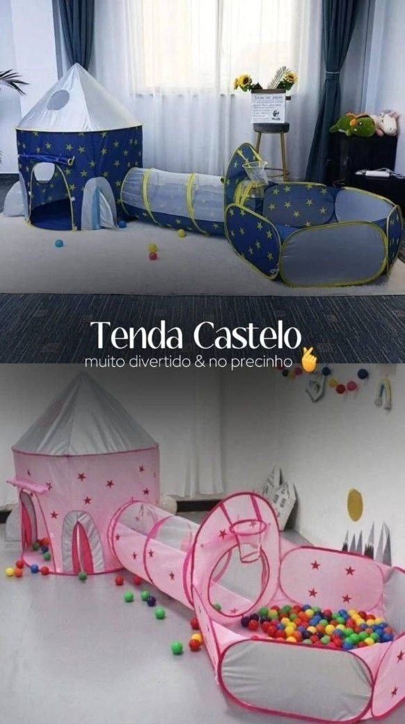 🏰✨ خيمة ألعاب 3 في 1 للأطفال 🎈👧👦