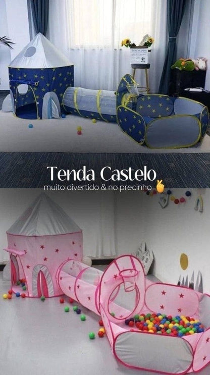 🏰✨ خيمة ألعاب 3 في 1 للأطفال 🎈👧👦