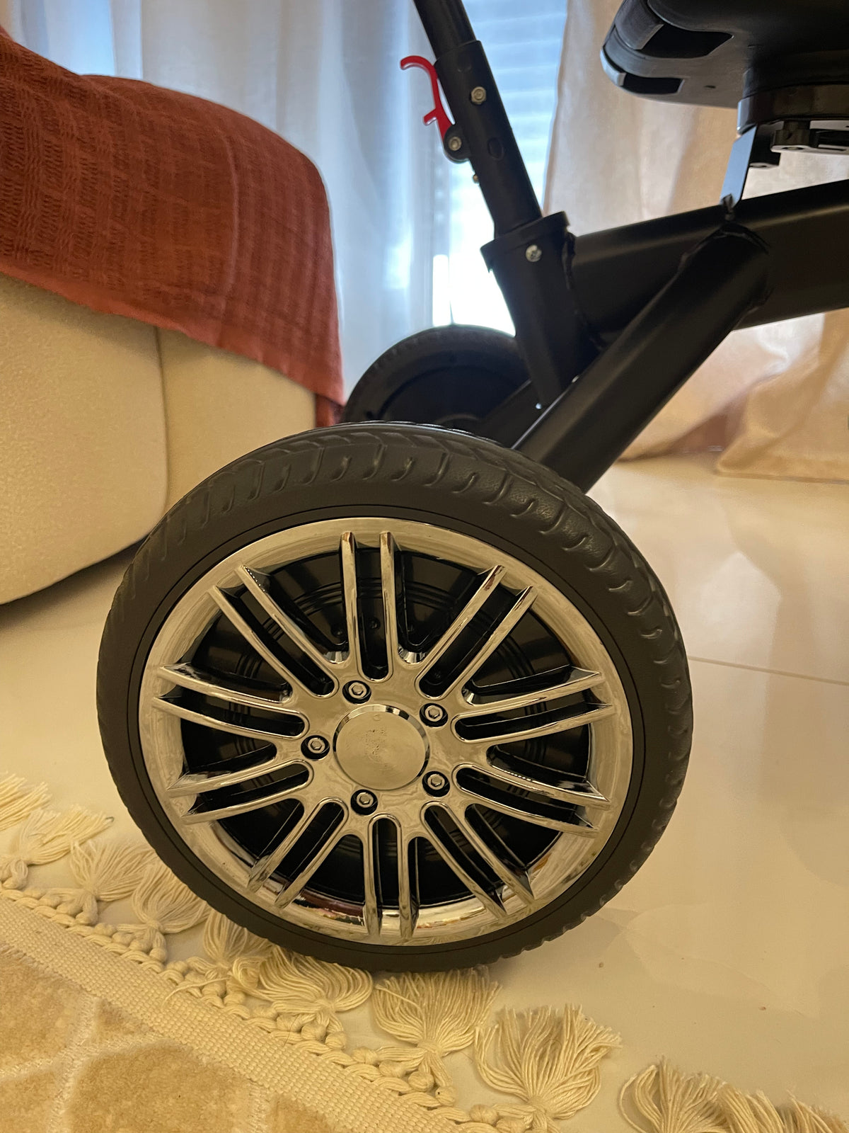 Tricycle Vélo Poussette  – Haute Qualité, Confort & Sécurité Bébé 🚲✨
