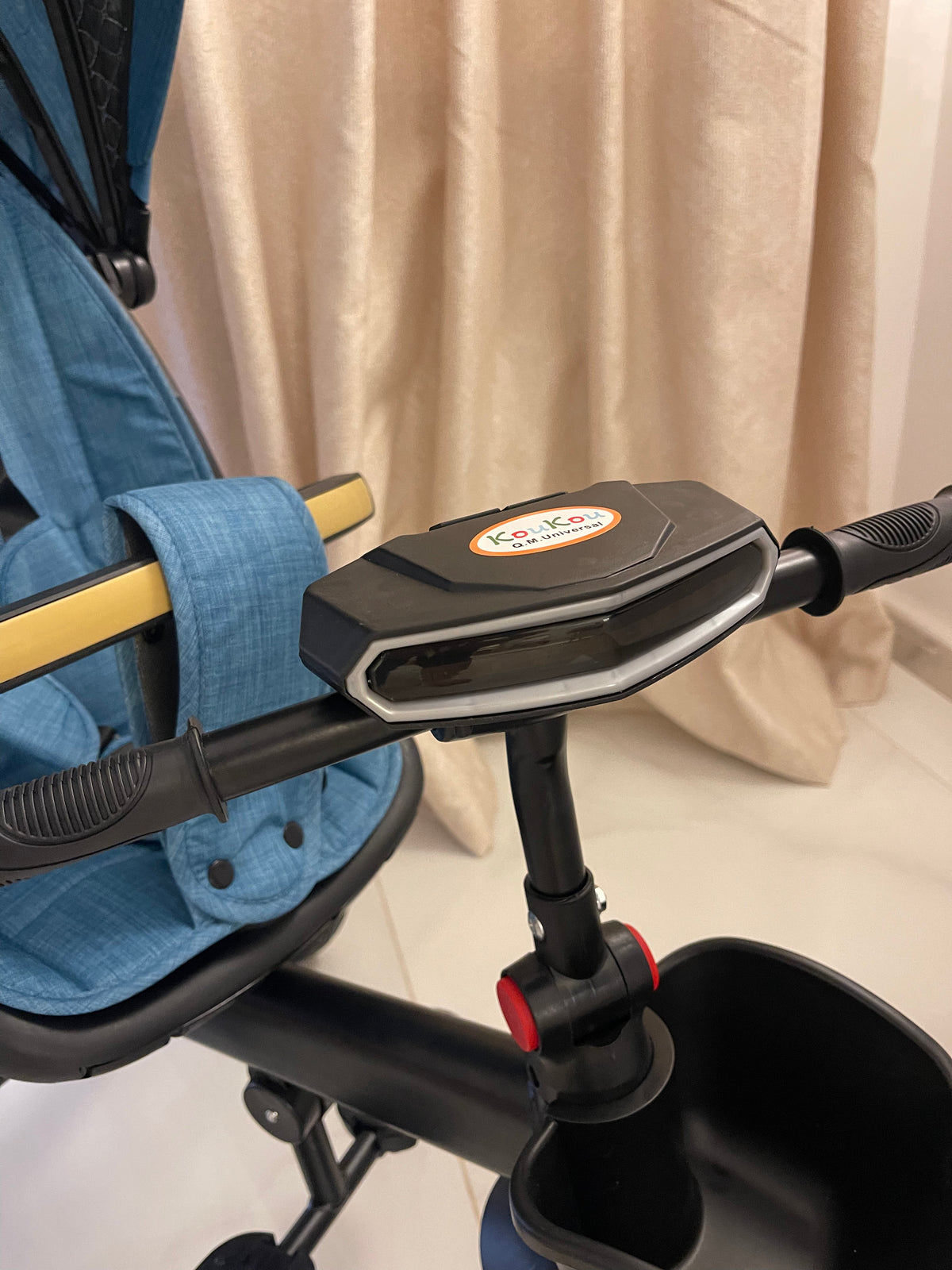 Tricycle Vélo Poussette  – Haute Qualité, Confort & Sécurité Bébé 🚲✨