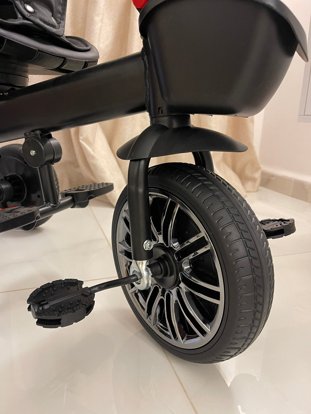Tricycle Vélo Poussette  – Haute Qualité, Confort & Sécurité Bébé 🚲✨
