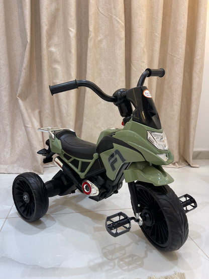 🏍️ دراجة ثلاثية للأطفال بتصميم دراجة نارية 🏍️