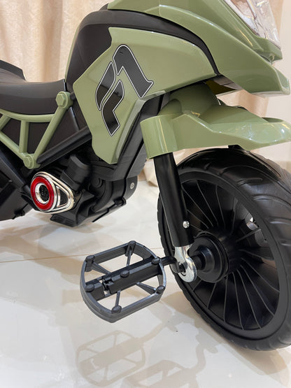 🏍️ دراجة ثلاثية للأطفال بتصميم دراجة نارية 🏍️
