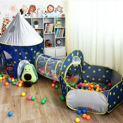 🏰✨ خيمة ألعاب 3 في 1 للأطفال 🎈👧👦
