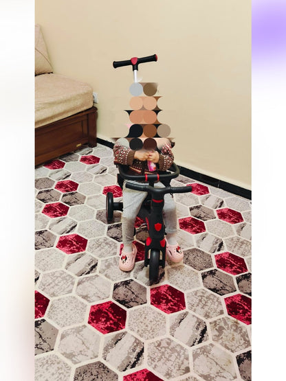 Tricycle Vélo poussette multifonction 5 en 1