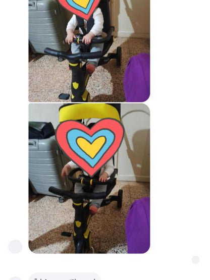 Tricycle Vélo poussette multifonction 5 en 1