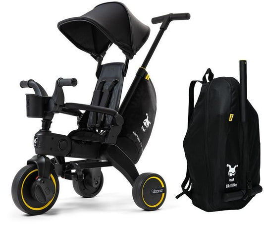 Velo poussette Tricycle Liki Trike S3 PLIABLE + SAC A DOS