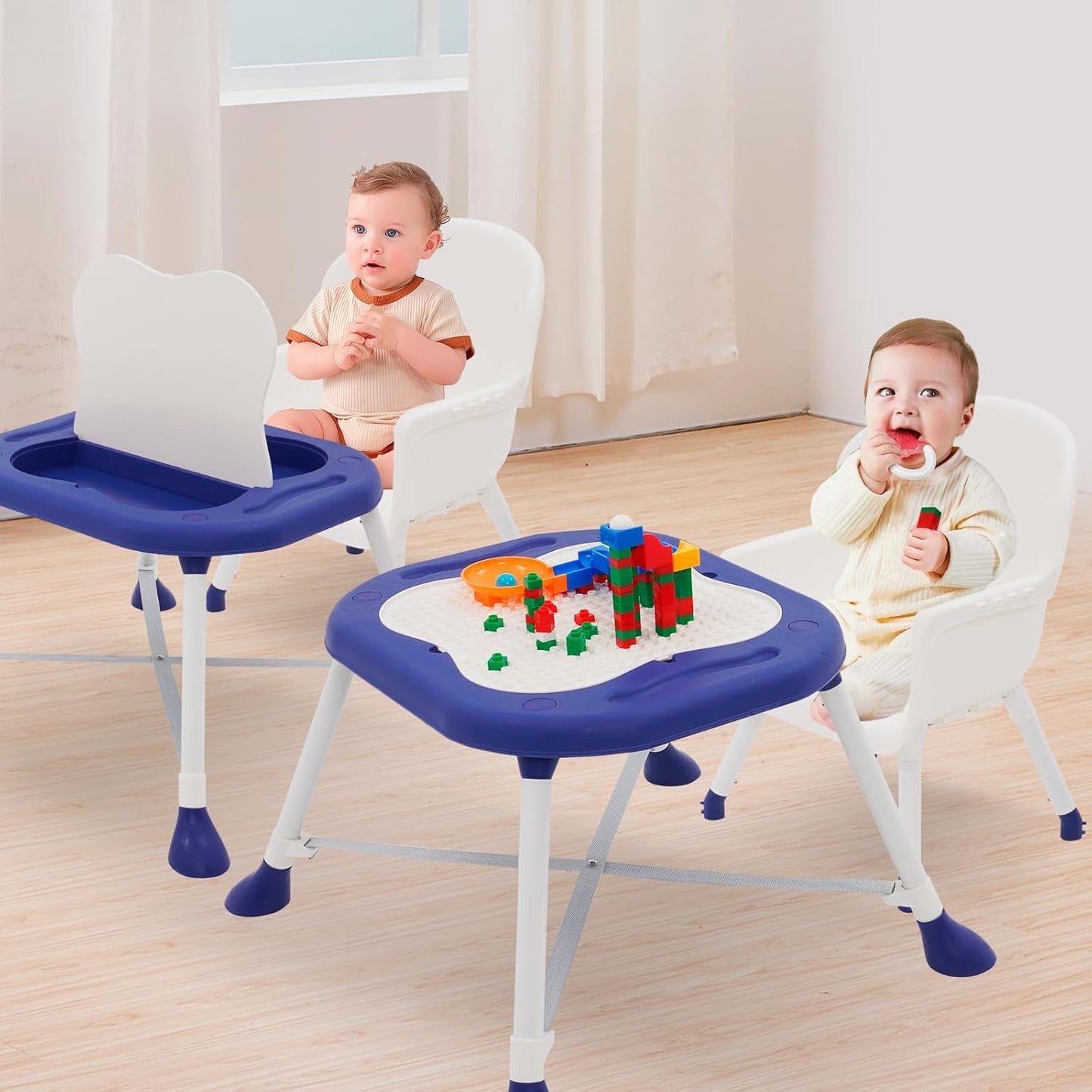 Chaise haute pour bébé + Table à jouer 5EN1 /  DE 6 A 36 MOIS