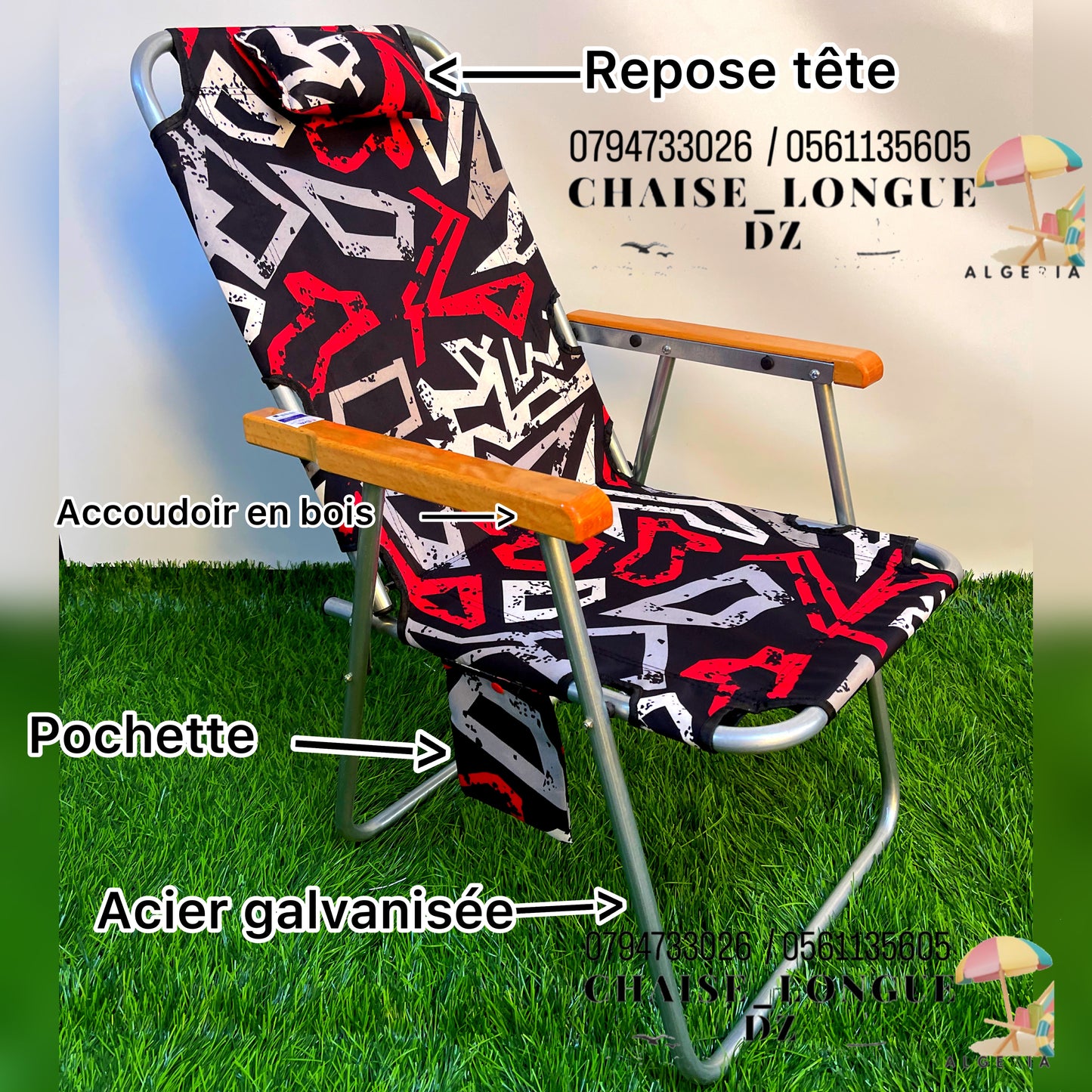 Les Mailleur Chaise pliante En Algerie