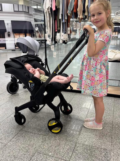 Siege Auto Poussette de Luxe 4en1