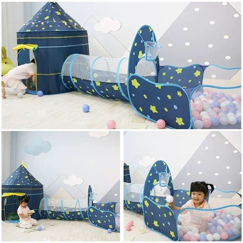 🏰✨ خيمة ألعاب 3 في 1 للأطفال 🎈👧👦
