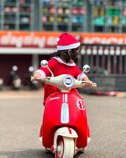 🛵 Moto Électrique Vintage Vespa pour Enfants –دراجة فيسبا كهربائية للأطفال –🛵