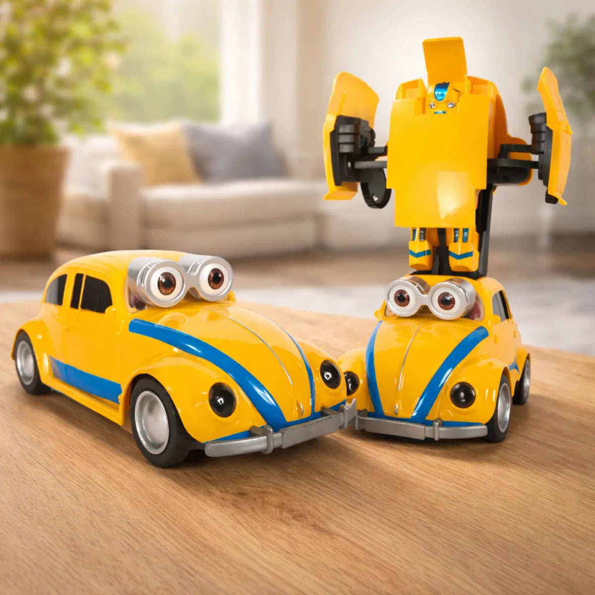 Voiture Robot Transformable Bumblebee – 2 en 1 Fun & Action  سيارة روبوت متحولة بامبلبي – 2 في 1 متعة وحركة