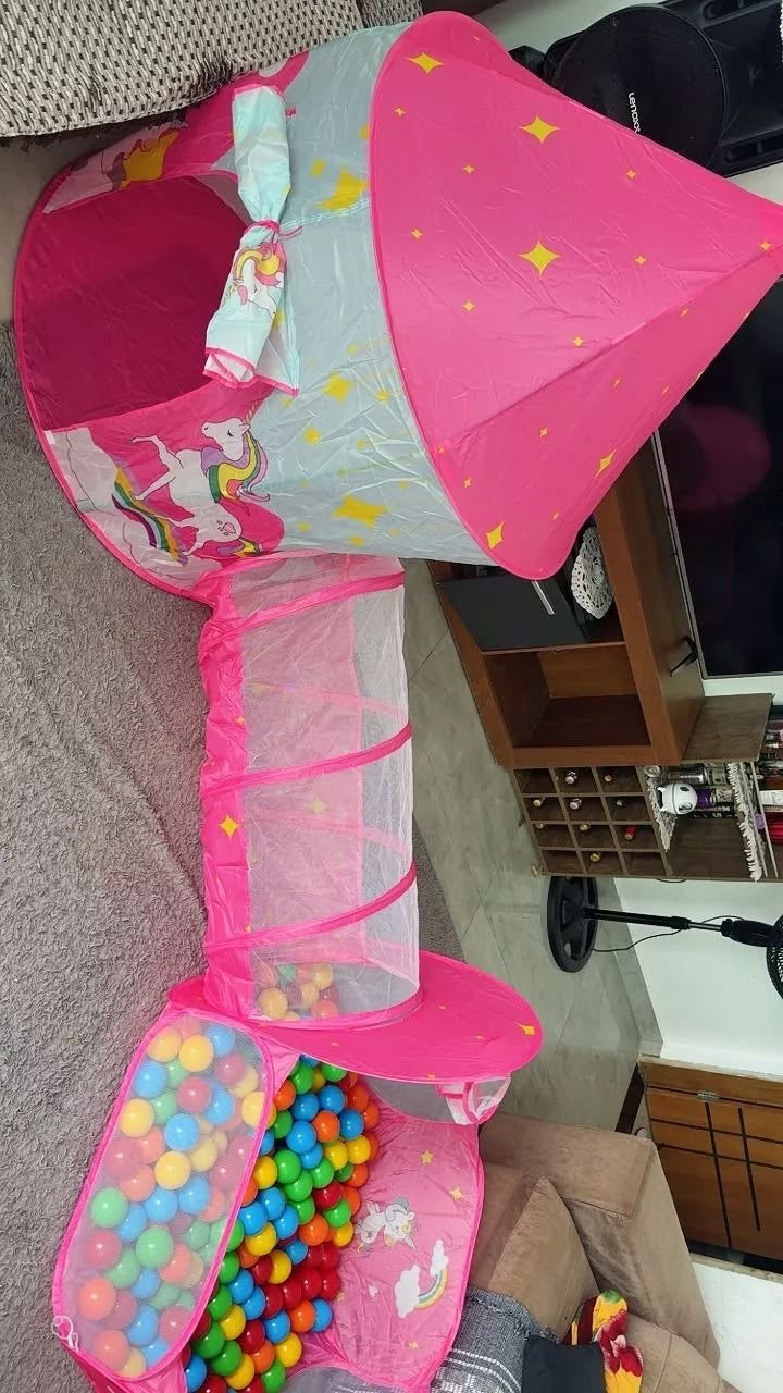 🏰✨ خيمة ألعاب 3 في 1 للأطفال 🎈👧👦