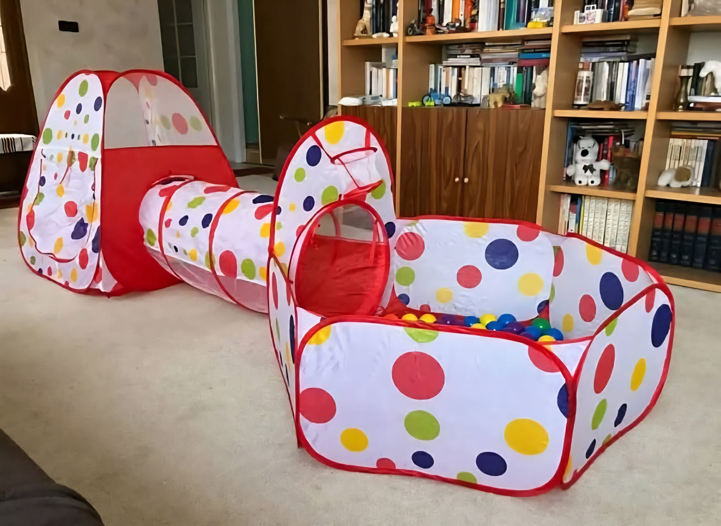 🏰✨ خيمة ألعاب 3 في 1 للأطفال 🎈👧👦