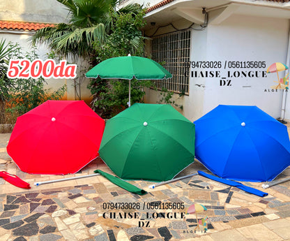 Parasol de plage en aluminium tres solide 781-3