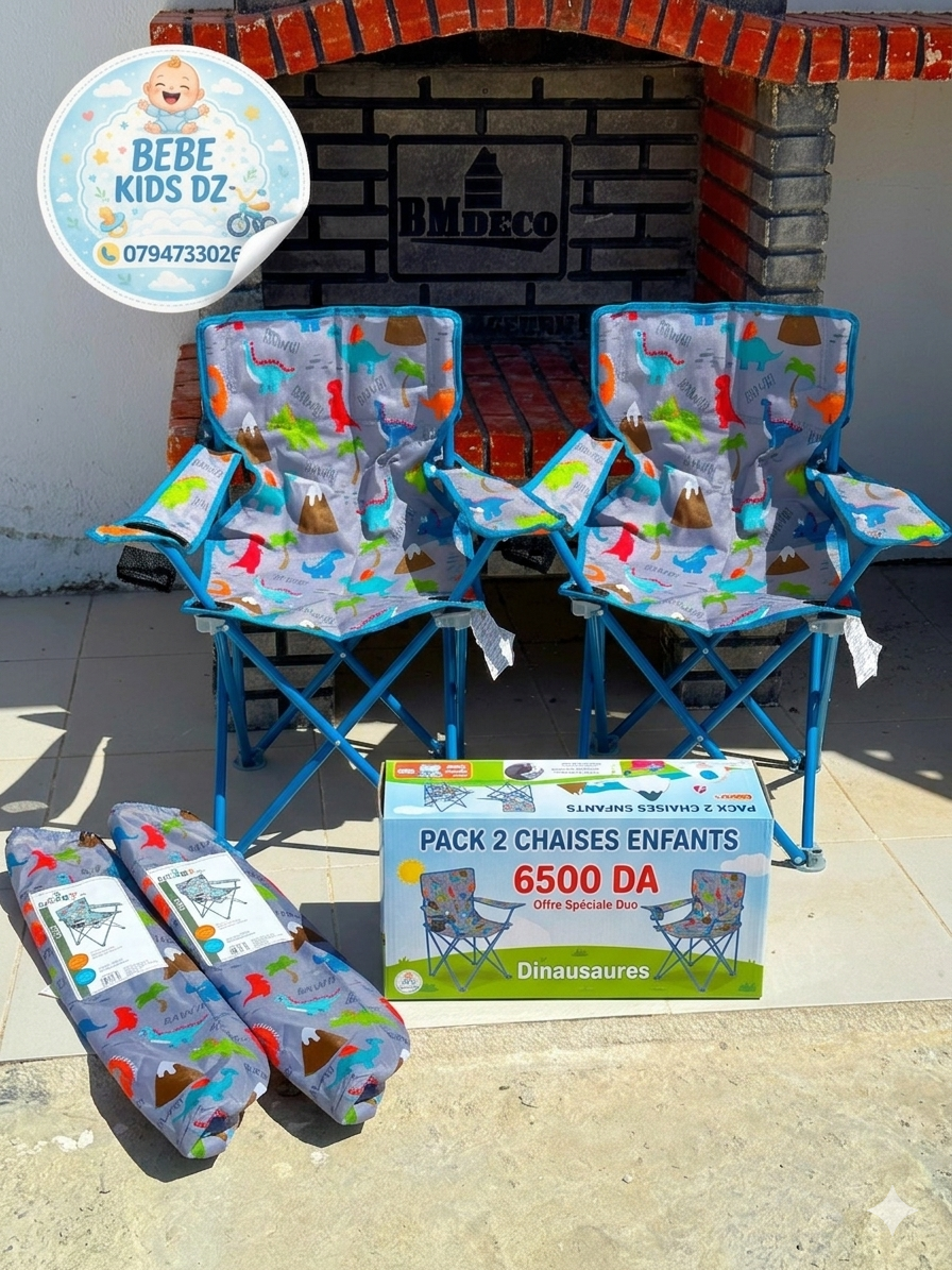 chaises pliables pour enfants 🦄🦖 🦖