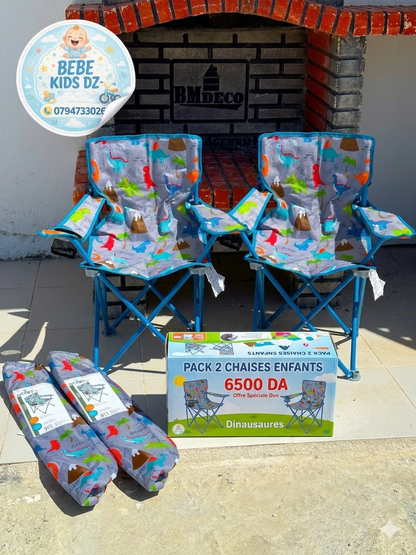 chaises pliables pour enfants 🦄🦖 🦖