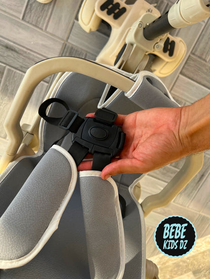 🛴✨ Trottinette Poussette 6-en-1 Multifonction - Pliable, Musicale,lumineuse, Confortable et Sécurisée pour Votre Enfant 🌟