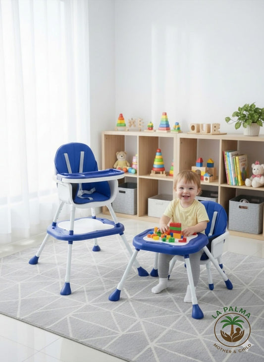 Chaise haute pour bébé + Table à jouer 5EN1 /  DE 6 A 36 MOIS