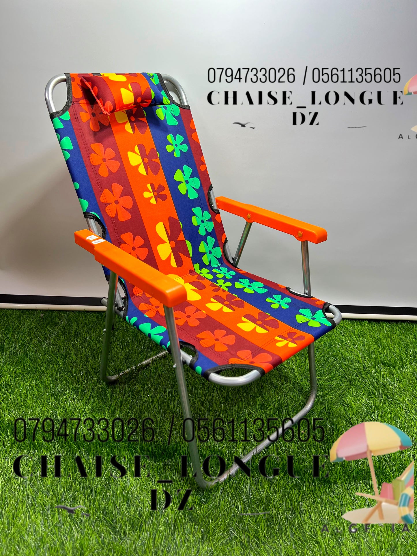 ⛱️Chaise pliante + repose-tête 2024⛱️