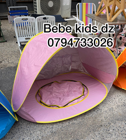 TENTE DE PLAGE  ANTI UV AVEC PISCINE INTÉGRÉE