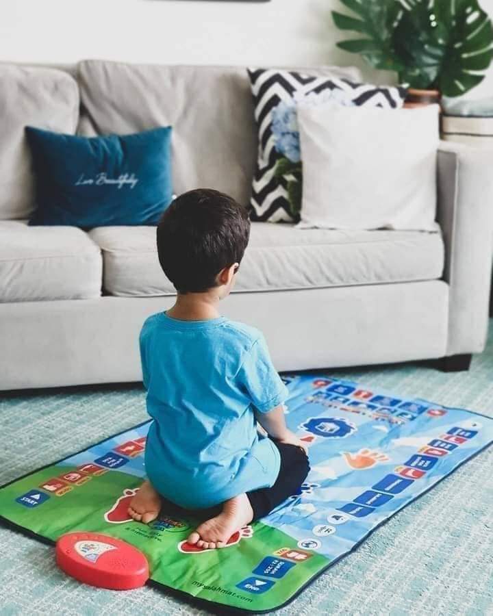 سجادة صلاة إلكترونية لتعليم الصلاة للأطفال الصغار Tapis De Prière Educatif pour Enfant