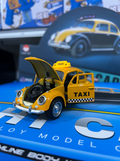 Voiture Taxi Miniature en Métal – Ultra Solide & Réaliste سيارة تاكسي مصغّرة من المعدن – قوية جداً وغير قابلة للكسر