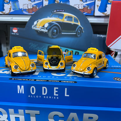 Voiture Taxi Miniature en Métal – Ultra Solide & Réaliste سيارة تاكسي مصغّرة من المعدن – قوية جداً وغير قابلة للكسر