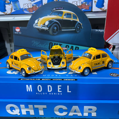 Voiture Taxi Miniature en Métal – Ultra Solide & Réaliste سيارة تاكسي مصغّرة من المعدن – قوية جداً وغير قابلة للكسر