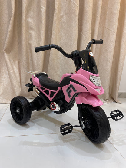 🏍️ دراجة ثلاثية للأطفال بتصميم دراجة نارية 🏍️