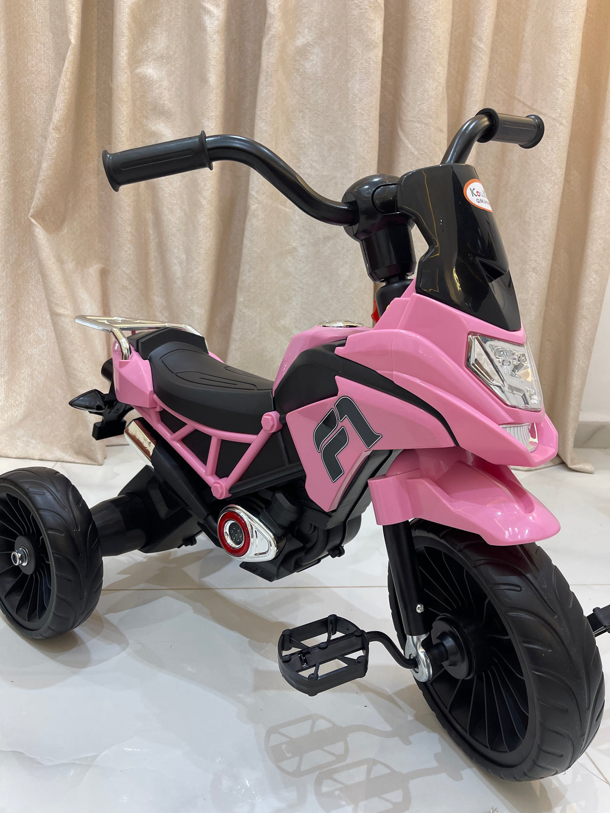 🏍️ دراجة ثلاثية للأطفال بتصميم دراجة نارية 🏍️