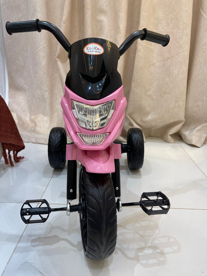 🏍️ دراجة ثلاثية للأطفال بتصميم دراجة نارية 🏍️