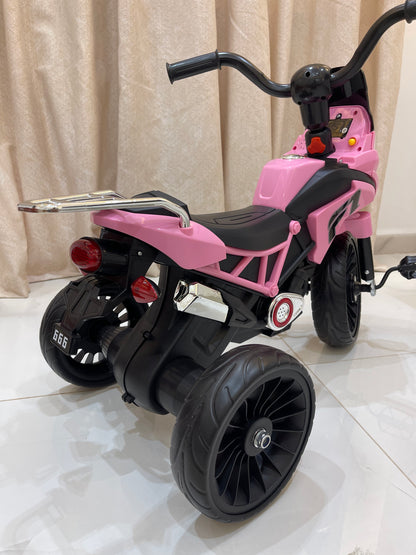 🏍️ دراجة ثلاثية للأطفال بتصميم دراجة نارية 🏍️