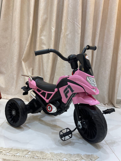 🏍️ دراجة ثلاثية للأطفال بتصميم دراجة نارية 🏍️