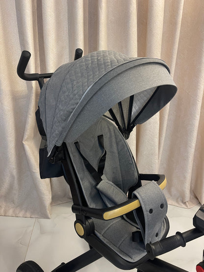 Tricycle Vélo Poussette  – Haute Qualité, Confort & Sécurité Bébé 🚲✨