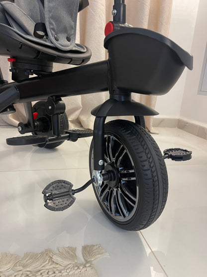 Tricycle Vélo Poussette  – Haute Qualité, Confort & Sécurité Bébé 🚲✨