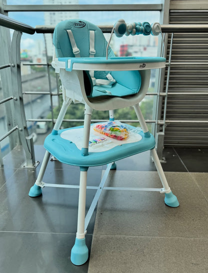 Chaise haute pour bébé + Table à jouer 5EN1 /  DE 6 A 36 MOIS
