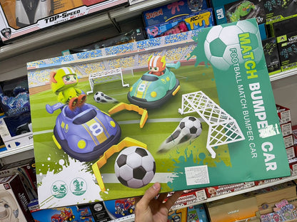 Voiture tamponneuse 2,4 GHz en forme de match de football, cadeau pour enfants