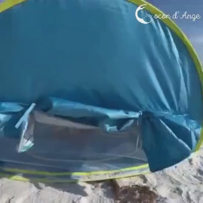 TENTE DE PLAGE  ANTI UV AVEC PISCINE INTÉGRÉE