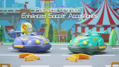 Voiture tamponneuse 2,4 GHz en forme de match de football, cadeau pour enfants