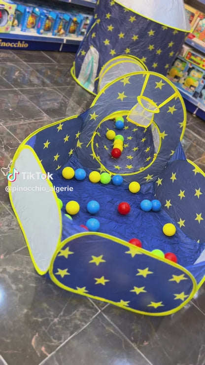 🏰✨ خيمة ألعاب 3 في 1 للأطفال 🎈👧👦