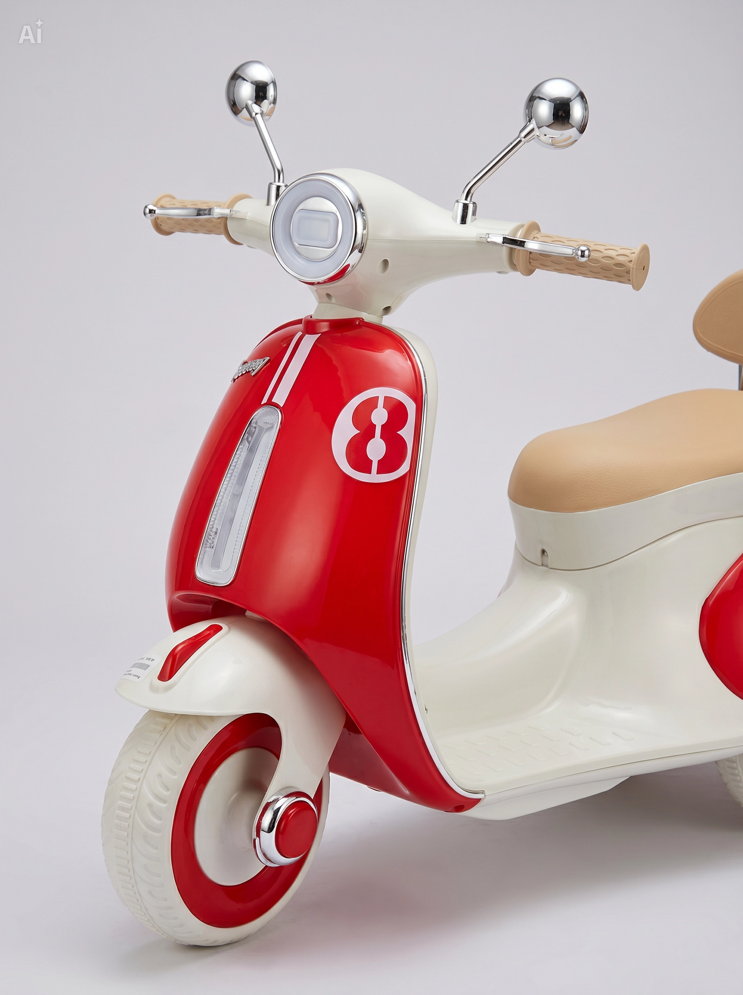 🛵 Moto Électrique Vintage Vespa pour Enfants –دراجة فيسبا كهربائية للأطفال –🛵